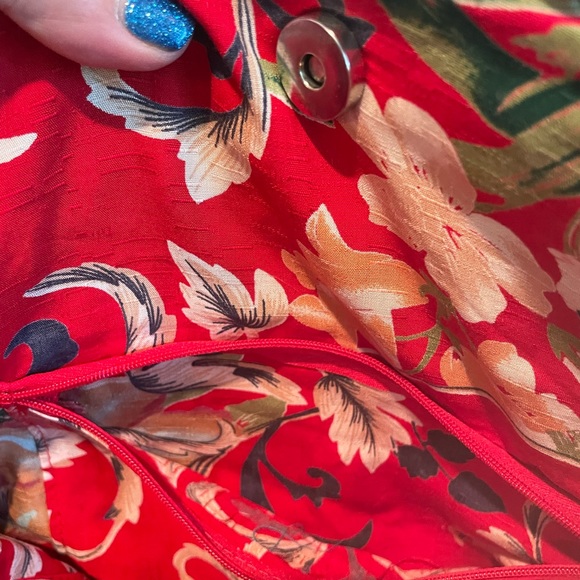 Make a Statement with Our Vintage Blue Miami Weaved Satchel Purse - Picture 5 of 8